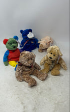 Load image into Gallery viewer, Set Of 5 Pieces Ty Beanie Baby Collectible Mixed Stuffed Animals Plush Toys
