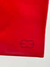 Load image into Gallery viewer, Escada Beaute Womens Red Clear Double Ring Handle Zip Top Cosmetic Bag
