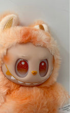 Load image into Gallery viewer, Pop Mart Orange Labubu The Monster Replica Plush Action Figure Collectible
