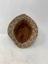 Load image into Gallery viewer, Guess Mens Brown Monogram Bucket Hat
