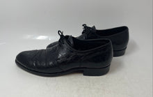 Load image into Gallery viewer, Johnston &amp; Murphy Mens Black Leather Lace-Up Low Top Oxford Dress Shoes Size 8
