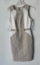 Load image into Gallery viewer, Calvin Klein Womens Multicolor Printed Sleeveless Back-Zip Sheath Dress Size 2
