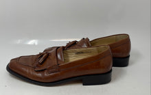 Load image into Gallery viewer, Pronto Uomo Firenze Mens Brown Leather Tassel Split Toe Loafer Shoes Size 11.5

