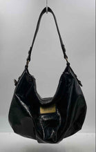 Load image into Gallery viewer, Authentic Simple Vera Wang Womens Black Faux Leather Inner Pocket Hobo Handbag

