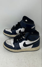 Load image into Gallery viewer, Nike Kids Jordan 1 Retro High OG FD1437-401 White Black Blue Sneaker Shoes 5.5Y
