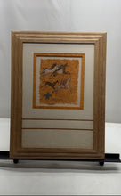 Load image into Gallery viewer, King Kuka Multicolor Woven Hoofbeats Southwestern-Style Framed Print
