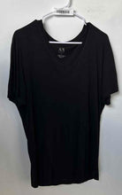 Load image into Gallery viewer, Armani Exchange Mens Black Short Sleeve V-Neck Pullover T-Shirt Size Large
