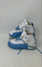 Load image into Gallery viewer, Nike Kids Air Jordan 12 Retro DQ4366-114 White And Blue Sneakers Shoes Size 12C
