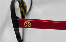 Load image into Gallery viewer, Authentic Tory Burch Women's Red Tortoise Glasses With Case
