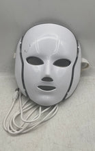 Load image into Gallery viewer, White LED Facial Mask With Neck Photon Light Skin Rejuvenation Device Not Tested
