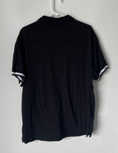 Load image into Gallery viewer, True Religion Mens Black Cotton Logo Short Sleeve Collared Polo Shirt No Size

