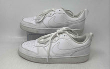 Load image into Gallery viewer, Nike Boys Court Borough Low 2 BQ5448-100 White Lace-Up Sneakers Shoes Size 7Y
