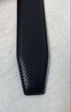 Load image into Gallery viewer, Vera Pelle Mens Black Genuine Leather Adjustable Dress Belt One Size
