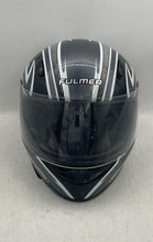 Load image into Gallery viewer, Fulmer Mens Jack Knife Black White Adjustable Strap Full-Face Motorcycle Helmet
