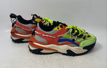 Load image into Gallery viewer, Javi Mens Dominance Green Red Lace-Up Low Top Designer Sneaker Shoes Size 9
