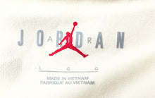 Load image into Gallery viewer, Air Jordan Mens Beige Graphic Print Cotton Crew Neck Pullover T-Shirt Size Large
