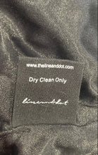 Load image into Gallery viewer, Line &amp; Dot Womens Valeria Black Sequin Side Cutout Long Sleeve Mini Dress Size L
