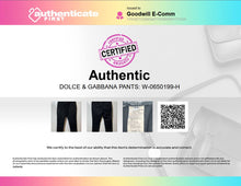 Load image into Gallery viewer, Authentic Dolce &amp; Gabbana Mens Black Straight Leg Trouser Pants Size EUR 44
