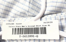 Load image into Gallery viewer, Calvin Klein Mens Gray Tech Active Stretch Checked Wicking Dress Shirt Size XL
