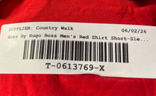 Load image into Gallery viewer, Boss By Hugo Boss Mens Red Slim Fit Short Sleeve Pullover T-Shirt Size XL

