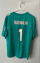 Load image into Gallery viewer, Nike Mens Green Miami Dolphins Tua Tagovailoa #1 Football Jersey Size XL
