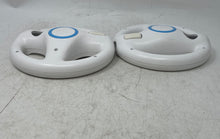Load image into Gallery viewer, Nintendo Wii Model RVL-024 White Steering Wheel Controller Lot Of 2 Pcs
