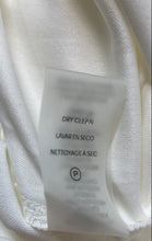Load image into Gallery viewer, Calvin Klein Womens White Long Sleeve Back-Zip Tie Neck A-Line Dress Sz 6 W/ Tag
