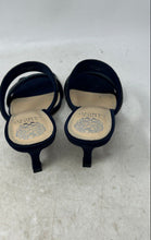Load image into Gallery viewer, Vince Camuto Womens Aslee Blue Square Toe Slip-On Kitten Slide Sandals Size 10M
