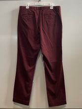 Load image into Gallery viewer, Michael Kors Mens Red Flat Front Pockets Straight Leg Chino Pants Size 34/34
