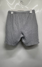 Load image into Gallery viewer, Hugo Boss Mens Gray Drawstring Waist Ribbed Waffle-Knit Sweat Shorts Size Large
