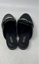 Load image into Gallery viewer, Michael Kors Womens MK Plate Black Leather Studded Slip-On Mule Flats Size 6M
