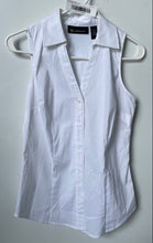 Load image into Gallery viewer, I.N.C International Concepts Womens White Sleeveless Blouse Top Size 2
