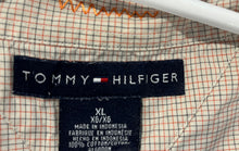 Load image into Gallery viewer, Tommy Hilfiger Mens Beige Check Cotton Short Sleeve Button-Up Shirt Size XL
