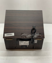 Load image into Gallery viewer, Victrola VTA-240B Brown Bluetooth FM Radio Phono Aux Wood Turntable Powers On
