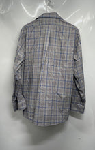 Load image into Gallery viewer, Brooks Brothers Mens Brown Plaid Print Non-Iron Stretch Dress Shirt Size 16-33
