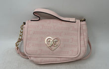 Load image into Gallery viewer, Juicy Couture Womens Light Pink Logo Print Adjustable Strap Crossbody Handbag
