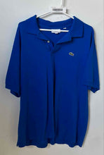 Load image into Gallery viewer, Lacoste Mens Blue Cotton Short Sleeve Collared Classic Fit Polo Shirt Size 3XL
