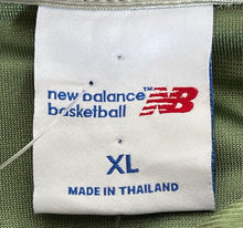 Load image into Gallery viewer, New Balance Mens Green And Gray 1/4 Zip Activewear Basketball T-Shirt Size XL
