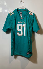 Load image into Gallery viewer, Nike Unisex Kids Blue NFL Miami Dolphins Cameron Wake #91 Football Jersey Sz XL
