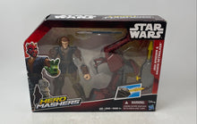 Load image into Gallery viewer, Hasbro Star Wars Hero Mashers Jedi Speeder &amp; Anakin Skywalker Figures Toy Sealed
