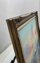 Load image into Gallery viewer, Wood Framed Duggan Seaside Sunset Lighthouse Art Oil Painting On Canvas
