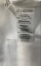 Load image into Gallery viewer, Calvin Klein Womens White Cotton Modern Essentials Button-Up Shirt Sz M With Tag
