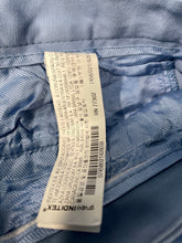 Load image into Gallery viewer, Zara Womens Blue Flat Front Slash Pocket Straight Leg Chino Pants Size M
