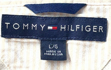 Load image into Gallery viewer, Tommy Hilfiger Mens Beige Cotton Short Sleeve Collared Polo Shirt Size Large
