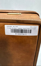 Load image into Gallery viewer, Vintage Hartmann Luggage Brown Leather Top Handle Lined Large Travel Suitcase
