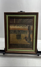 Load image into Gallery viewer, Framed Mission Courtyard Water Well Pillars Framed Art Print Signed By Artist
