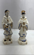 Load image into Gallery viewer, Vintage Holland Mold Chinese Emperor And Empress Porcelain Figurines 2 Pcs
