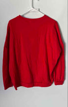 Load image into Gallery viewer, Disney Womens Red Mickey Mouse Crew Neck Pullover Sweatshirt Size XL
