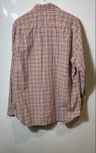 Load image into Gallery viewer, Banana Republic Mens Orange Multi Stripe Long Sleeve Dress Shirt Size L 16-16.5
