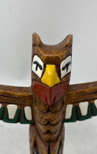 Load image into Gallery viewer, Collectible Totem Owl Pearlite Stone Indian Figurine Home Decor Pole
